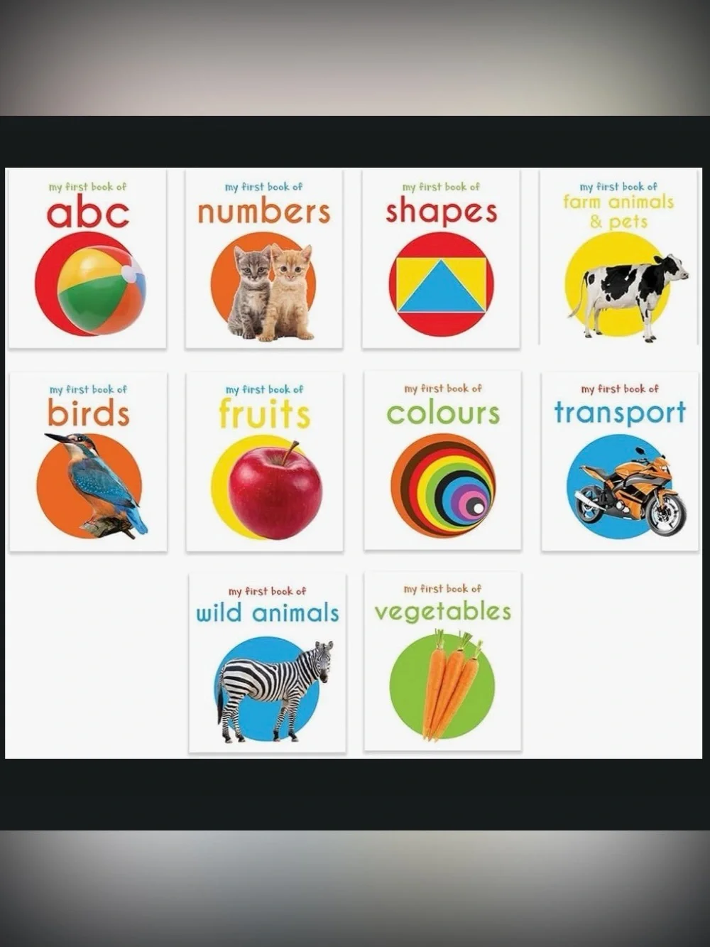 My First Library for Kids (10 Pack)